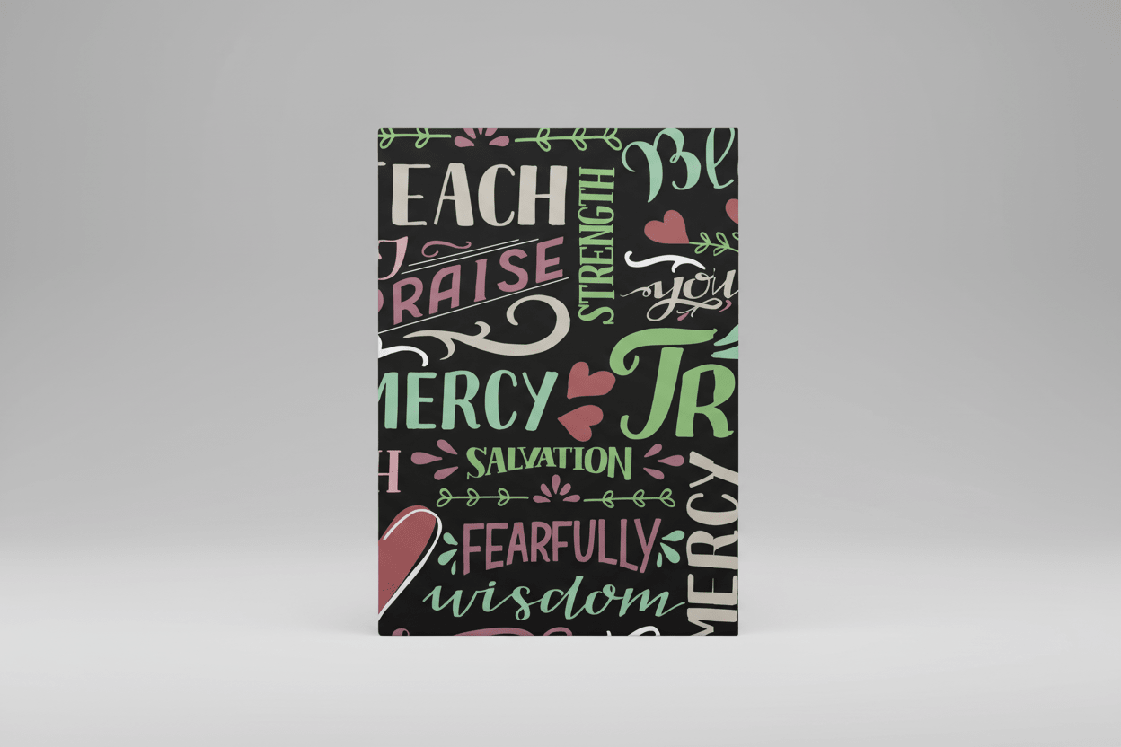 Faith & Strength Scripture Journal – Inspirational Christian Notebook - ES Christian Wear
