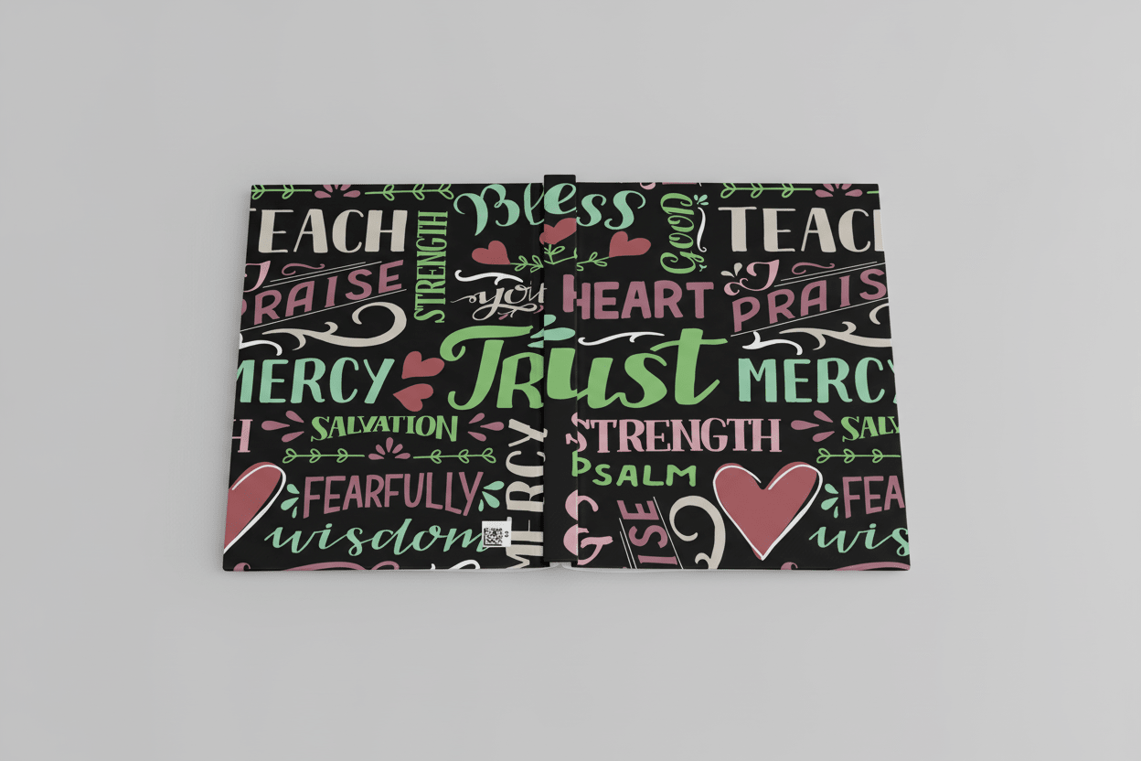 Faith & Strength Scripture Journal – Inspirational Christian Notebook - ES Christian Wear