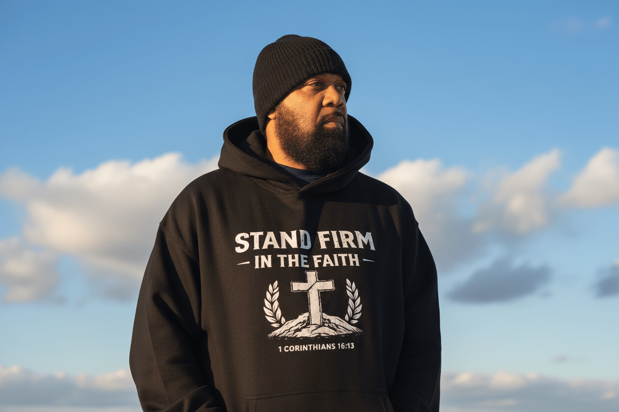 GOD CARRIED ME THROUGH HOODIE - ES Christian Wear
