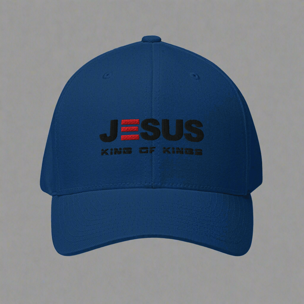 JESUS KING of KINGS STRUCTURED TWILL CAP - ES Christian Wear