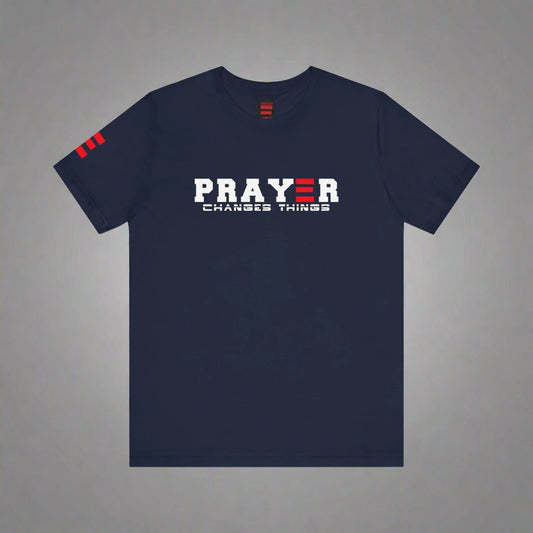 PRAYER CHANGES THINGS T - SHIRT - ES Christian Wear