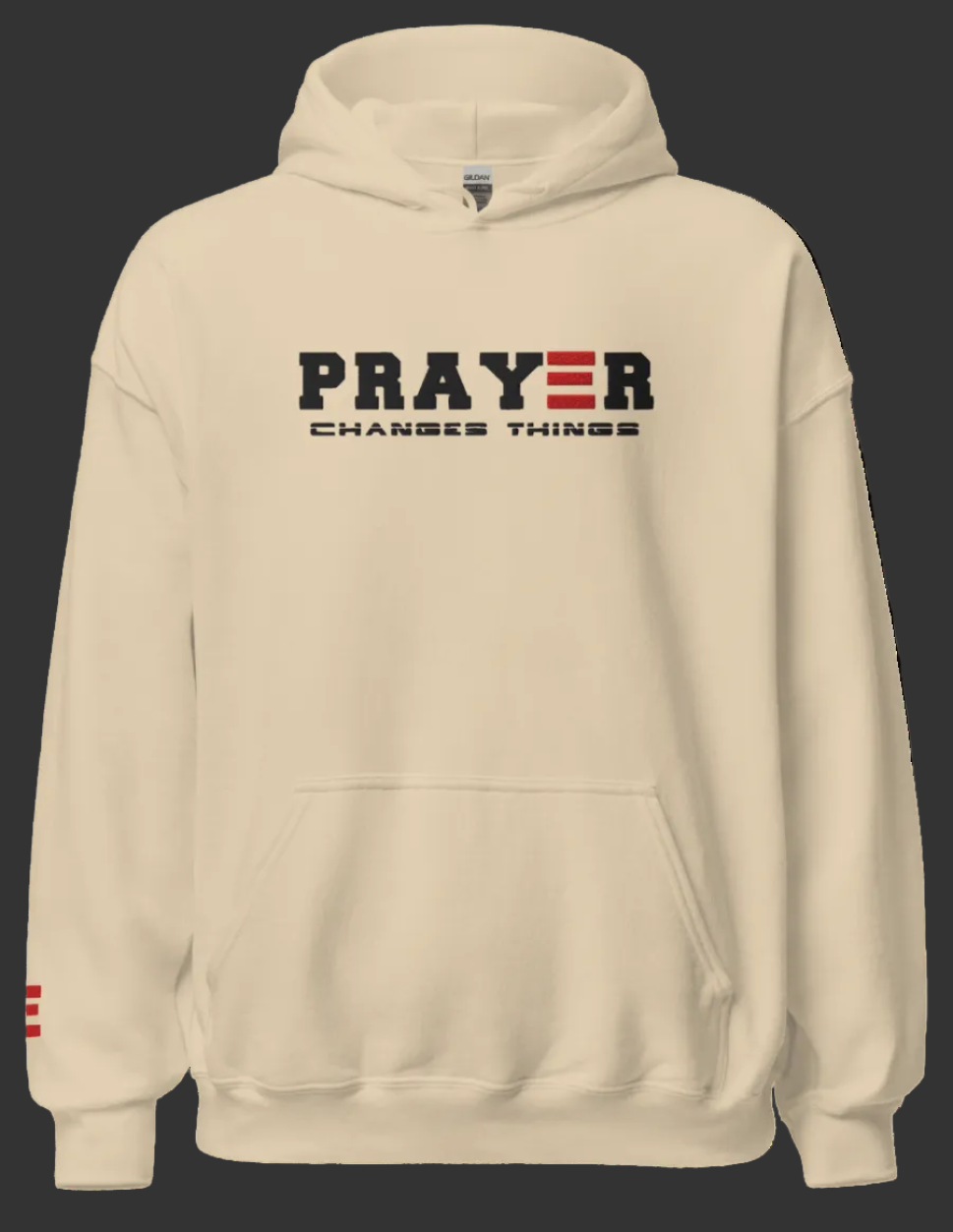 PRAYER CHANGES THINGS UNISEX HOODIE - ES Christian Wear