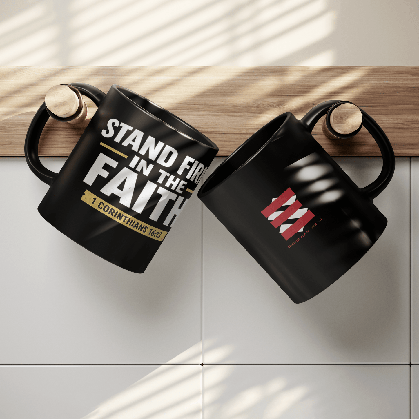 STAND FIRM IN THE FAITH COFFEE MUG – 1 Corinthians 16:13 - ES Christian Wear