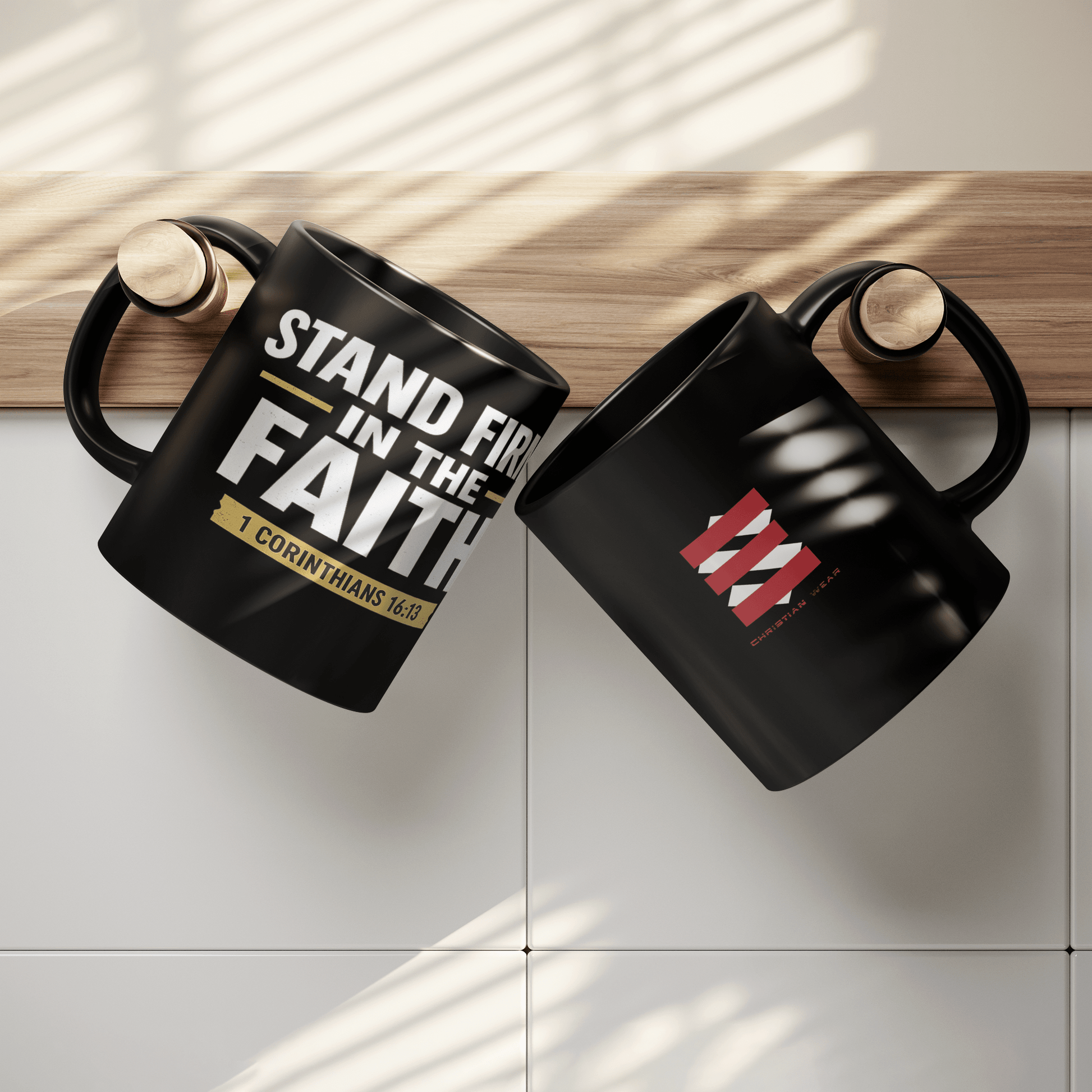 STAND FIRM IN THE FAITH COFFEE MUG – 1 Corinthians 16:13 - ES Christian Wear