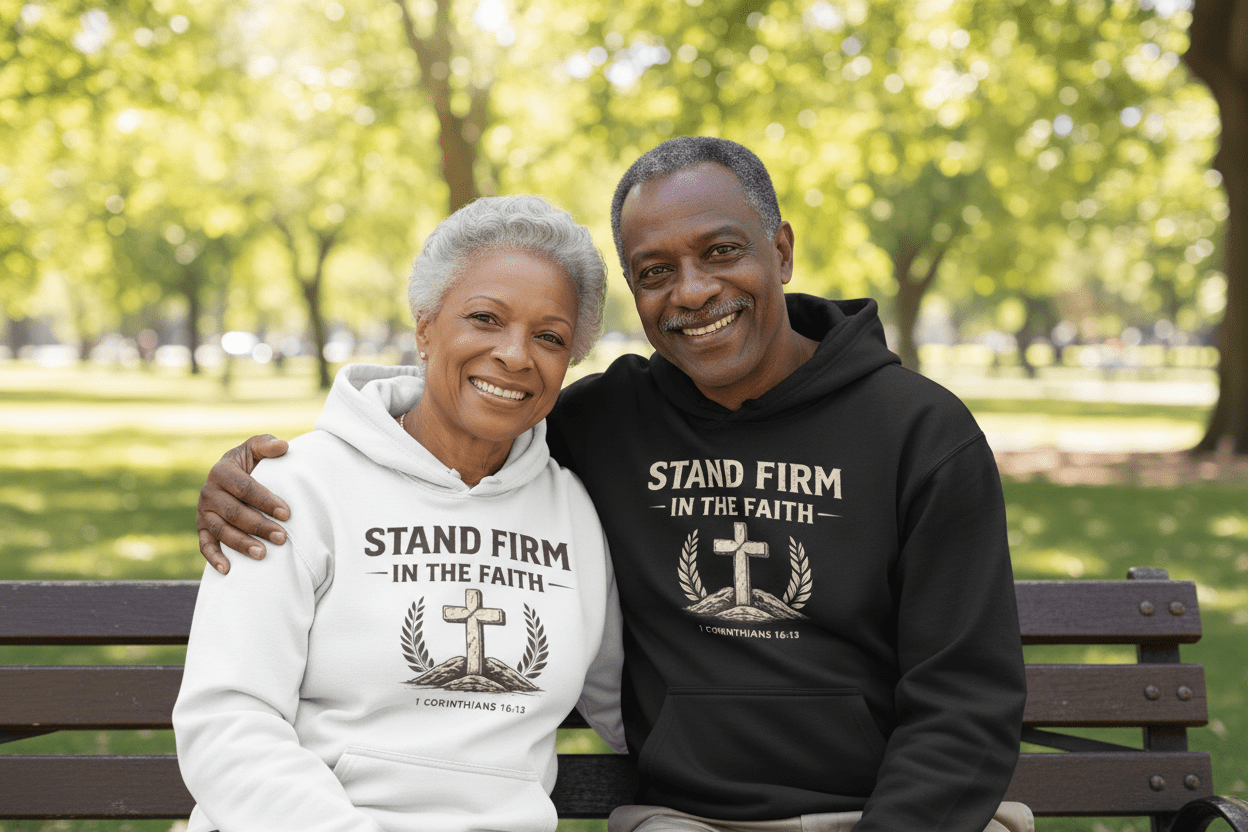 STAND FIRM IN THE FAITH HOODIE - ES Christian Wear