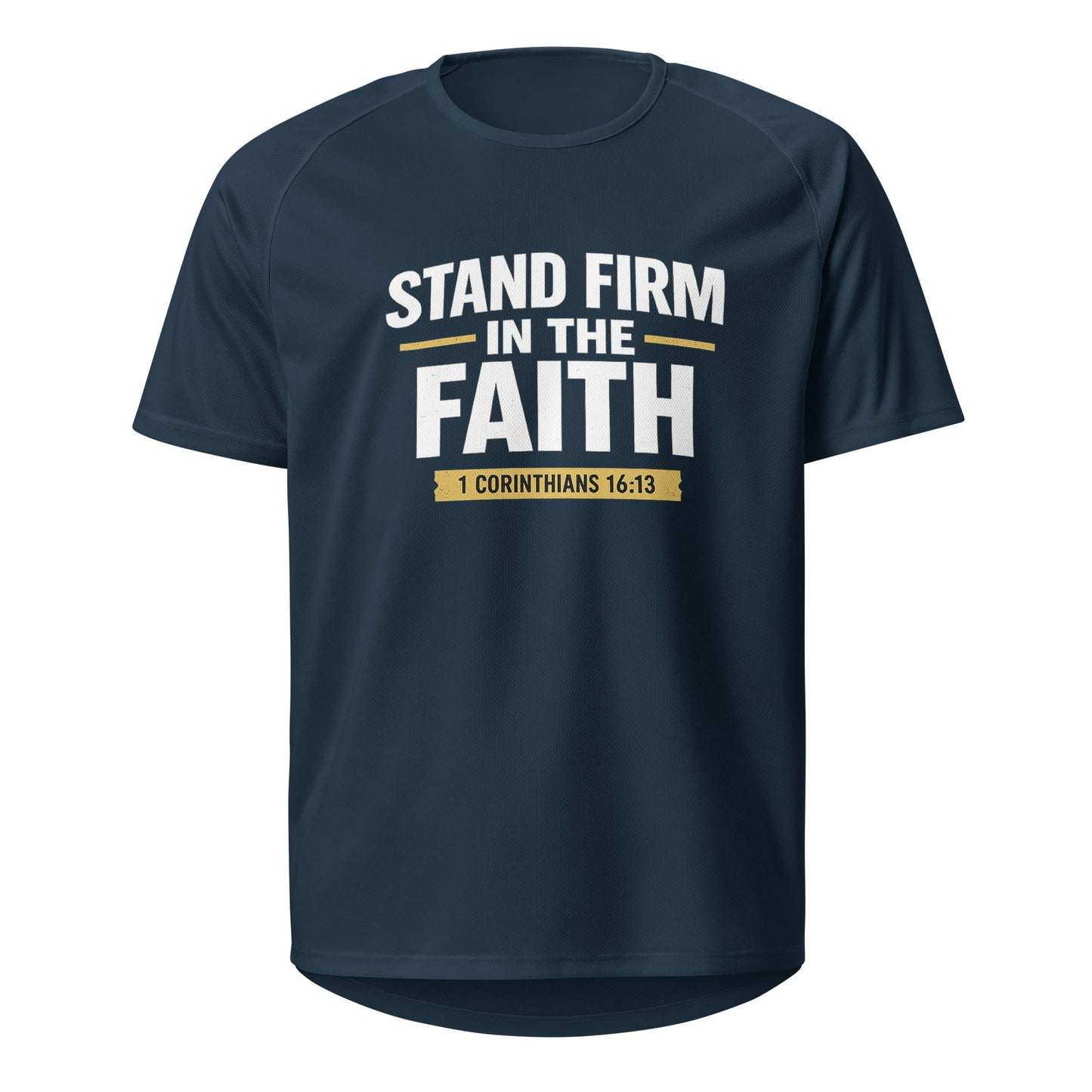 STAND FIRM IN THE FAITH UNISEX SPORT JERSEY - ES Christian Wear