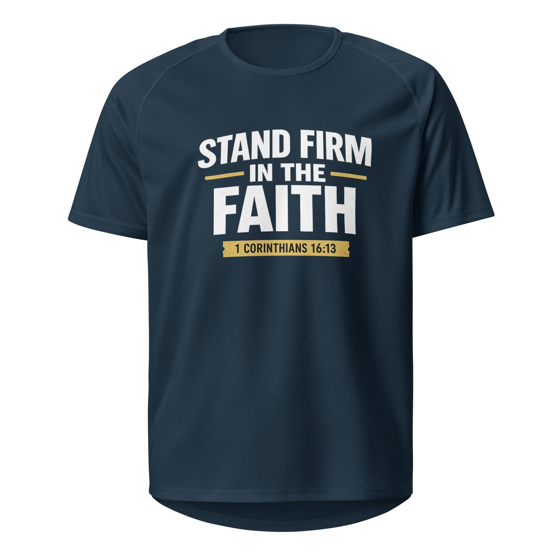STAND FIRM IN THE FAITH UNISEX SPORT JERSEY - ES Christian Wear
