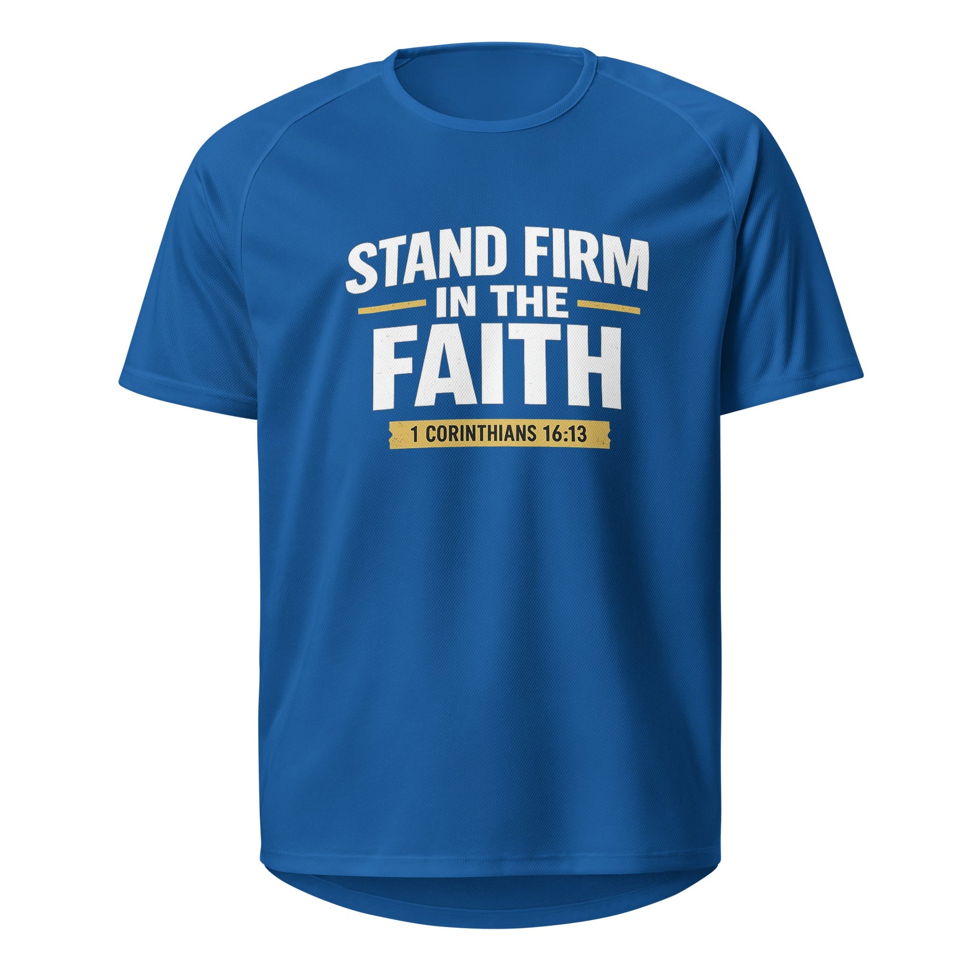 STAND FIRM IN THE FAITH UNISEX SPORT JERSEY - ES Christian Wear