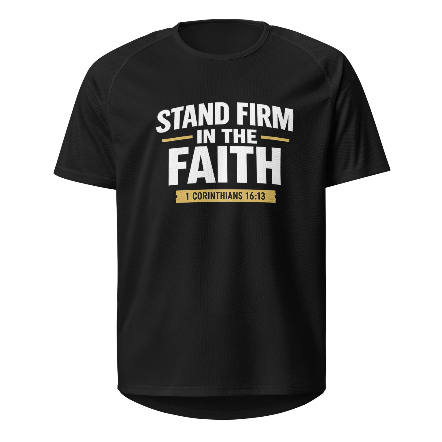 STAND FIRM IN THE FAITH UNISEX SPORT JERSEY - ES Christian Wear