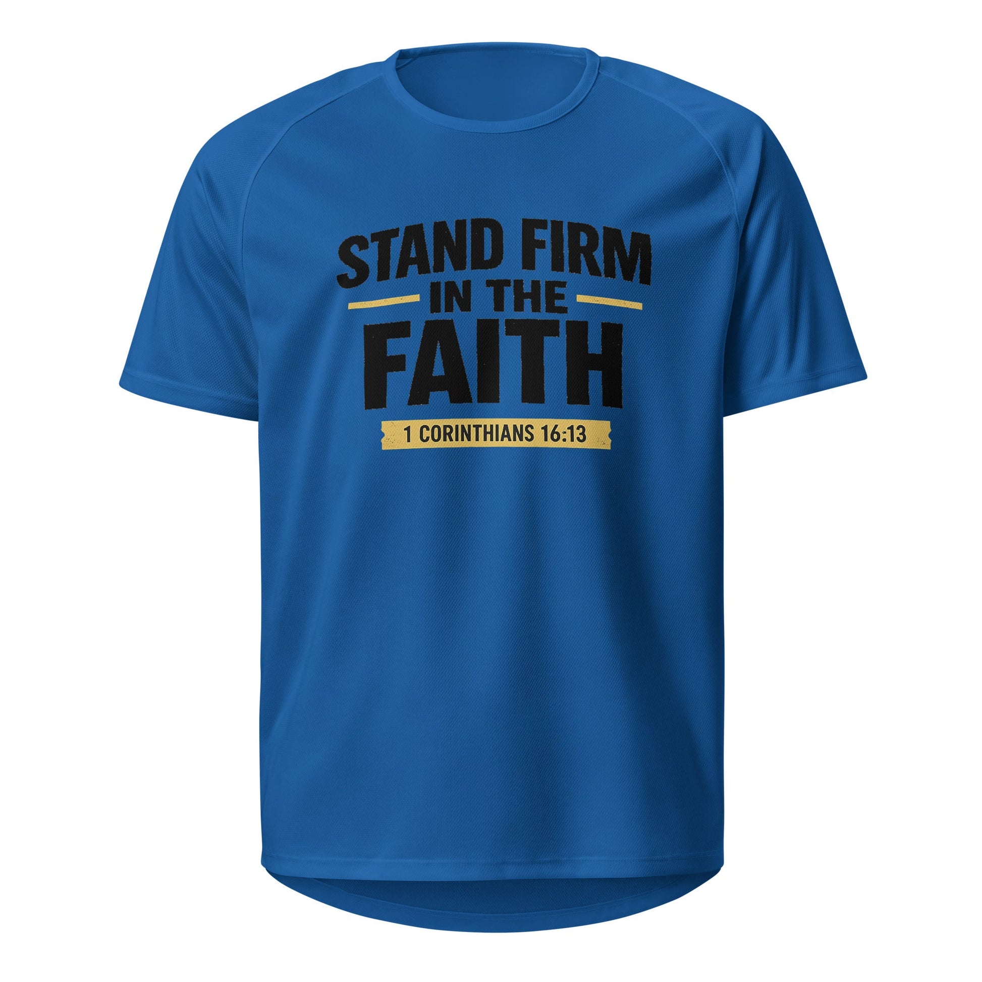 STAND FIRM IN THE FAITH UNISEX SPORTS JERSEY - ES Christian Wear